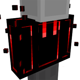 Thumbnail of the Minecraft Bedrock Marketplace product Red Pulse Glitching Hoodie created by Kubo Studios.