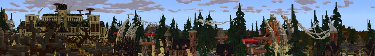 Panorama of the Minecraft Bedrock Marketplace product Scary Mash-up created by Kubo Studios.
