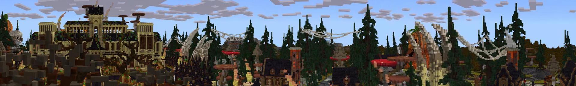 Panorama of the Minecraft Bedrock Marketplace product Scary Mash-up created by Kubo Studios.