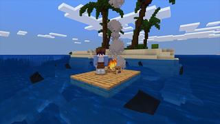 Screenshot of the Minecraft Bedrock Marketplace product Sharks Survival! created by Kubo Studios.