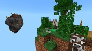 Screenshot of the Minecraft Bedrock Marketplace product Skyblock: Jump Pads created by Kubo Studios.