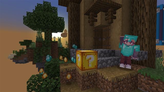 Screenshot of the Minecraft Bedrock Marketplace product SKYBLOCK++ created by Kubo Studios.