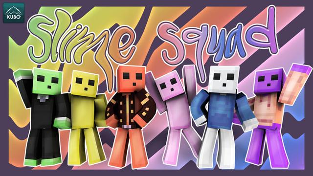 Thumbnail of the Minecraft Bedrock Marketplace product Slime Squad created by Kubo Studios.