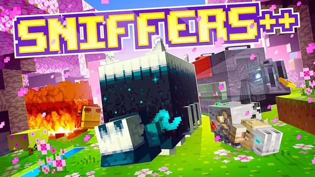 Thumbnail of the Minecraft Bedrock Marketplace product SNIFFERS++ created by Kubo Studios.