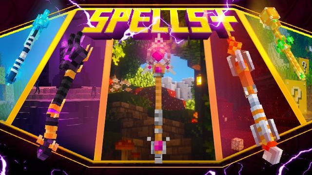Thumbnail of the Minecraft Bedrock Marketplace product Spells+ created by Kubo Studios.