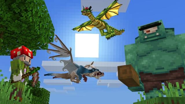 Screenshot of the Minecraft Bedrock Marketplace product Survival Expansion created by Kubo Studios.