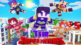 Thumbnail of the Minecraft Bedrock Marketplace product Teen Superheroes created by Kubo Studios.