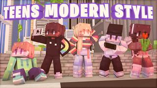 Thumbnail of the Minecraft Bedrock Marketplace product Teens Modern Style created by Kubo Studios.