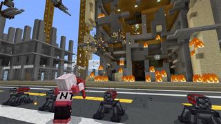 Screenshot of the Minecraft Bedrock Marketplace product TNT City created by Kubo Studios.