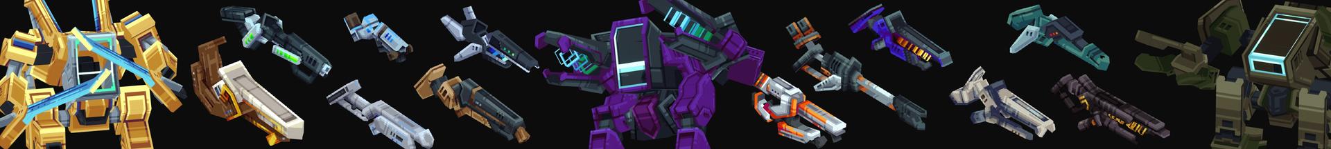 Panorama of the Minecraft Bedrock Marketplace product Ultimate Blasters created by Kubo Studios.
