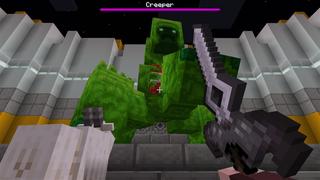 Screenshot of the Minecraft Bedrock Marketplace product Ultimate Mob Weapons created by Kubo Studios.