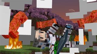 Screenshot of the Minecraft Bedrock Marketplace product Ultimate Mob Weapons created by Kubo Studios.