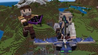 Screenshot of the Minecraft Bedrock Marketplace product Ultimate Mob Weapons created by Kubo Studios.