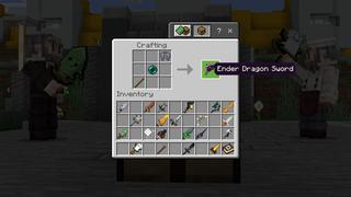 Screenshot of the Minecraft Bedrock Marketplace product Ultimate Mob Weapons created by Kubo Studios.