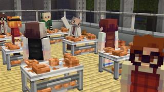 Screenshot of the Minecraft Bedrock Marketplace product University School created by Kubo Studios.
