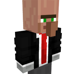Thumbnail of the Minecraft Bedrock Marketplace product Villager In Suit created by Kubo Studios.