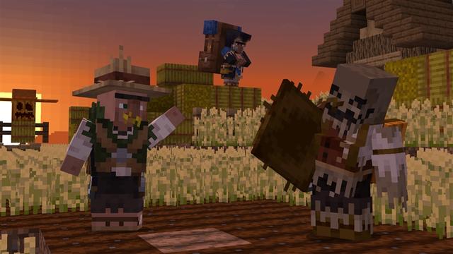 Screenshot of the Minecraft Bedrock Marketplace product VILLAGERS++ Add-On created by Kubo Studios.