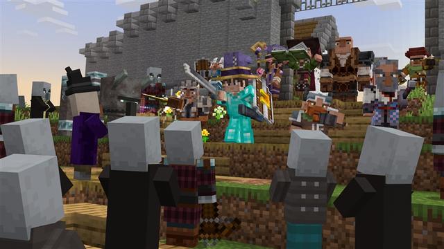 Screenshot of the Minecraft Bedrock Marketplace product VILLAGERS++ Add-On created by Kubo Studios.