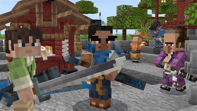 Screenshot of the Minecraft Bedrock Marketplace product VILLAGERS++ Add-On created by Kubo Studios.