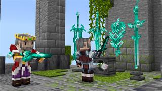 Screenshot of the Minecraft Bedrock Marketplace product AS ARMAS EVOLUEM! created by Kubo Studios.