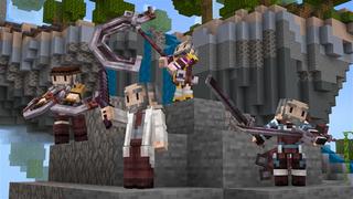 Screenshot of the Minecraft Bedrock Marketplace product AS ARMAS EVOLUEM! created by Kubo Studios.