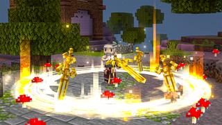 Screenshot of the Minecraft Bedrock Marketplace product AS ARMAS EVOLUEM! created by Kubo Studios.