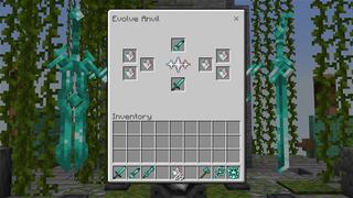 Screenshot of the Minecraft Bedrock Marketplace product AS ARMAS EVOLUEM! created by Kubo Studios.