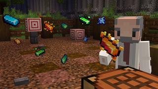 Screenshot of the Minecraft Bedrock Marketplace product WEAPONS++ ELEMENTS created by Kubo Studios.