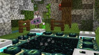 Screenshot of the Minecraft Bedrock Marketplace product WEAPONS+ created by Kubo Studios.