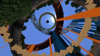 Screenshot of the Minecraft Bedrock Marketplace product Elemental Rings: Skyblock created by Lebleb.