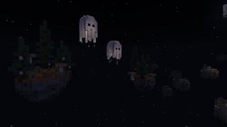Screenshot of the Minecraft Bedrock Marketplace product Halloween Skyblock created by Lebleb.