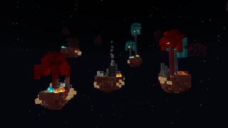 Screenshot of the Minecraft Bedrock Marketplace product Halloween Skyblock created by Lebleb.