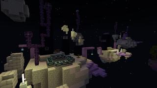 Screenshot of the Minecraft Bedrock Marketplace product Halloween Skyblock created by Lebleb.