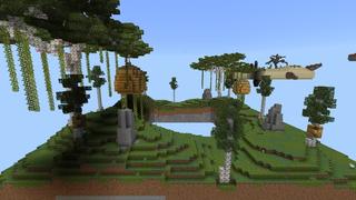Screenshot of the Minecraft Bedrock Marketplace product Levels Skyblock created by Lebleb.