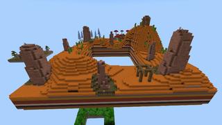 Screenshot of the Minecraft Bedrock Marketplace product Levels Skyblock created by Lebleb.