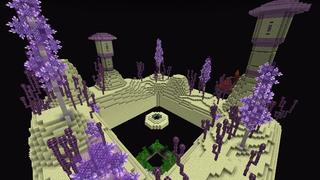 Screenshot of the Minecraft Bedrock Marketplace product Levels Skyblock created by Lebleb.