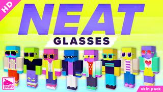 Thumbnail of the Minecraft Bedrock Marketplace product NEAT Glasses created by Lebleb.