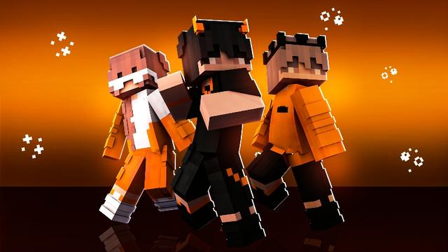 Thumbnail of the Minecraft Bedrock Marketplace product Orange Outfits created by Lebleb.