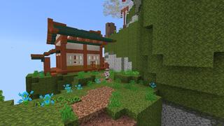 Screenshot of the Minecraft Bedrock Marketplace product Spiral Parkour created by Lebleb.