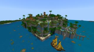Screenshot of the Minecraft Bedrock Marketplace product Turtle Island created by Lebleb.