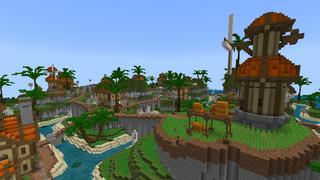 Screenshot of the Minecraft Bedrock Marketplace product Turtle Island created by Lebleb.