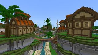 Screenshot of the Minecraft Bedrock Marketplace product Turtle Island created by Lebleb.