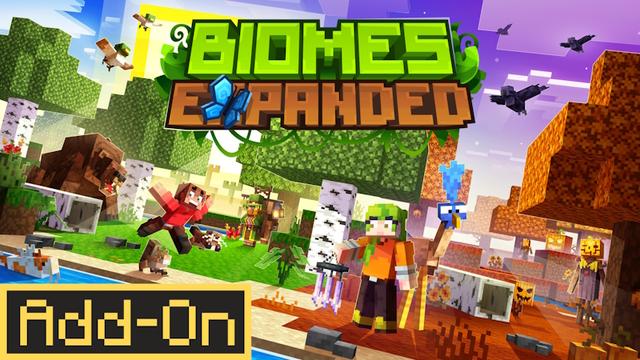 Thumbnail of the Minecraft Bedrock Marketplace product Biomes Expanded created by Levelatics.
