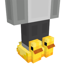 Thumbnail of the Minecraft Bedrock Marketplace product Duckling Slippers created by Levelatics.