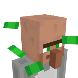 Thumbnail of the Minecraft Bedrock Marketplace product Millionaire Villager Head created by Levelatics.