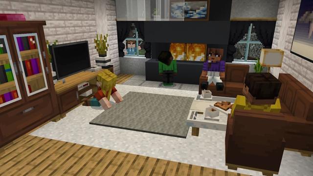 Screenshot of the Minecraft Bedrock Marketplace product Modern Furniture Add-On created by Levelatics.