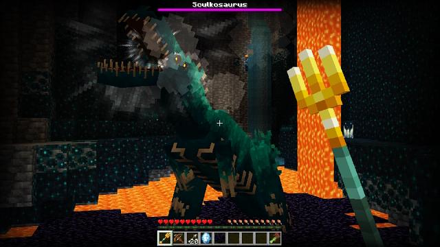 Screenshot of the Minecraft Bedrock Marketplace product MONSTERS Add-On created by Levelatics.