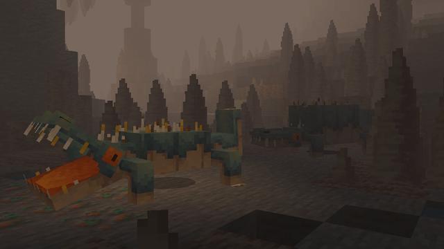 Screenshot of the Minecraft Bedrock Marketplace product MONSTERS Add-On created by Levelatics.