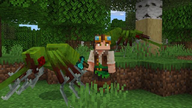 Screenshot of the Minecraft Bedrock Marketplace product MONSTERS Add-On created by Levelatics.