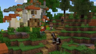 Screenshot of the Minecraft Bedrock Marketplace product Skyblock created by Levelatics.